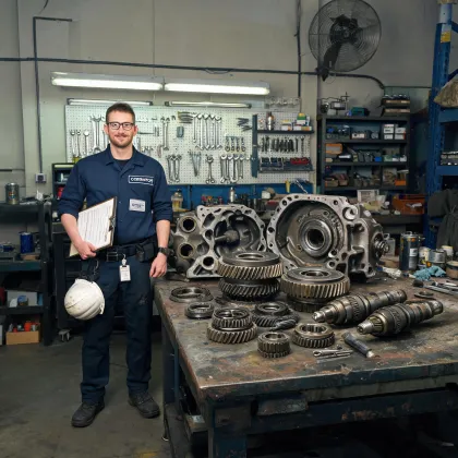 Gearbox repair coordinator