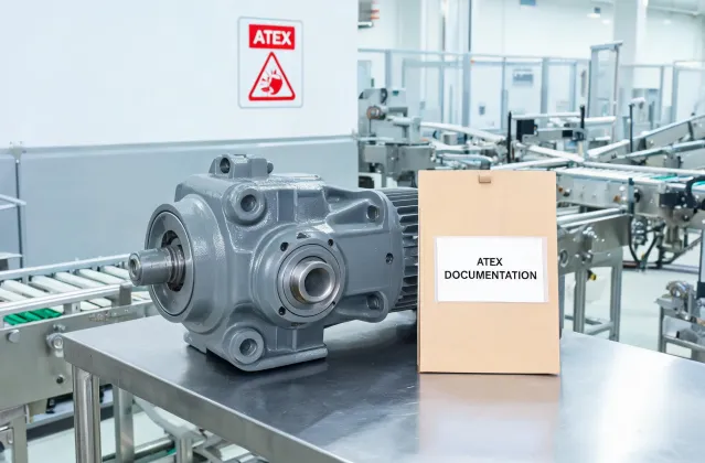 Packaging line ATEX gearbox case