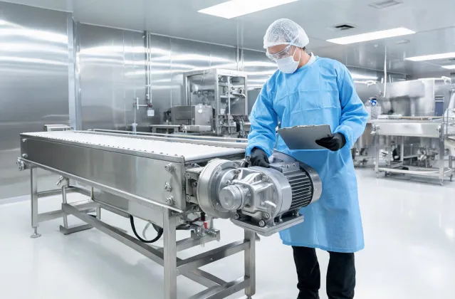 Food processing washdown gear reducer