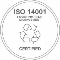 ISO 14001 certificate badge