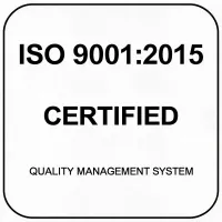ISO 9001:2015 certificate badge
